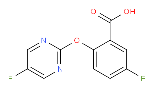 5-fluoro-2-((5-fluoropyrimidin-2-yl)oxy)benzoic acid