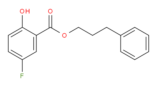 3-phenylpropyl 5-fluoro-2-hydroxybenzoate