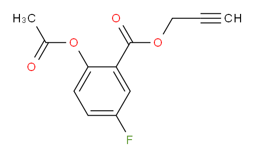 prop-2-yn-1-yl 2-acetoxy-5-fluorobenzoate
