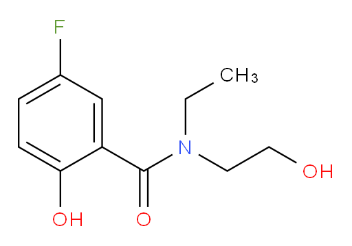 N-ethyl-5-fluoro-2-hydroxy-N-(2-hydroxyethyl)benzamide