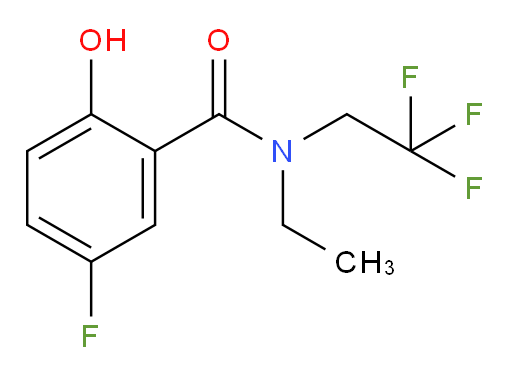 N-ethyl-5-fluoro-2-hydroxy-N-(2,2,2-trifluoroethyl)benzamide