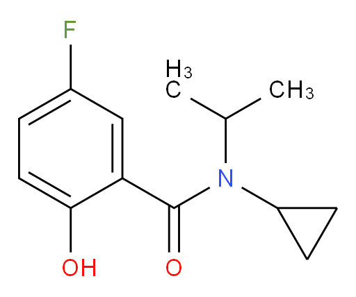 N-cyclopropyl-5-fluoro-2-hydroxy-N-isopropylbenzamide