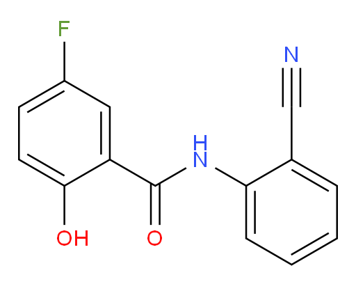 N-(2-cyanophenyl)-5-fluoro-2-hydroxybenzamide