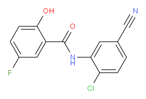 N-(2-chloro-5-cyanophenyl)-5-fluoro-2-hydroxybenzamide