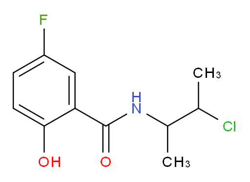 N-(3-chlorobutan-2-yl)-5-fluoro-2-hydroxybenzamide