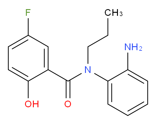N-(2-aminophenyl)-5-fluoro-2-hydroxy-N-propylbenzamide