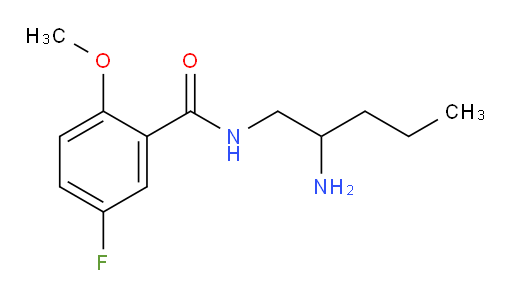 N-(2-aminopentyl)-5-fluoro-2-methoxybenzamide