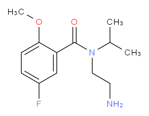 N-(2-aminoethyl)-5-fluoro-N-isopropyl-2-methoxybenzamide