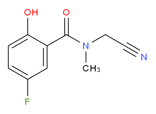 N-(cyanomethyl)-5-fluoro-2-hydroxy-N-methylbenzamide