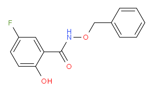 N-(benzyloxy)-5-fluoro-2-hydroxybenzamide