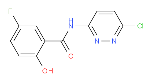 N-(6-chloropyridazin-3-yl)-5-fluoro-2-hydroxybenzamide