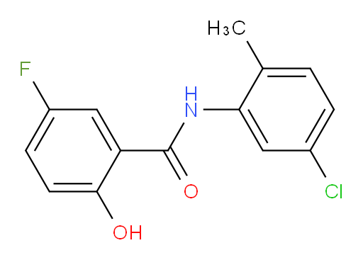 N-(5-chloro-2-methylphenyl)-5-fluoro-2-hydroxybenzamide