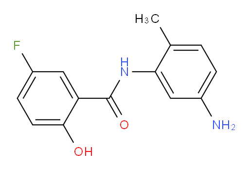 N-(5-amino-2-methylphenyl)-5-fluoro-2-hydroxybenzamide