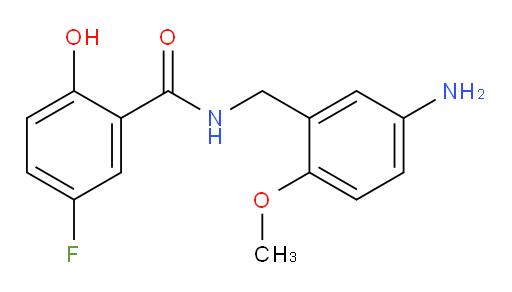 N-(5-amino-2-methoxybenzyl)-5-fluoro-2-hydroxybenzamide