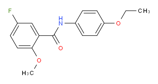 N-(4-ethoxyphenyl)-5-fluoro-2-methoxybenzamide