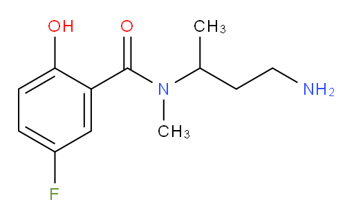 N-(4-aminobutan-2-yl)-5-fluoro-2-hydroxy-N-methylbenzamide