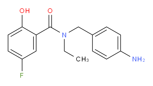 N-(4-aminobenzyl)-N-ethyl-5-fluoro-2-hydroxybenzamide