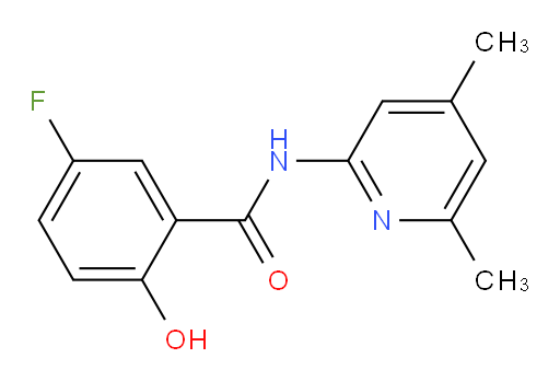N-(4,6-dimethylpyridin-2-yl)-5-fluoro-2-hydroxybenzamide