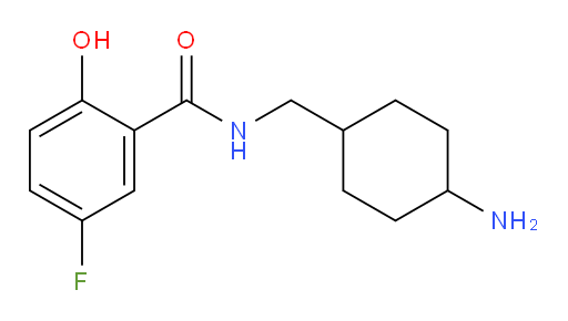 N-((4-aminocyclohexyl)methyl)-5-fluoro-2-hydroxybenzamide