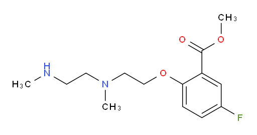 methyl 5-fluoro-2-(2-(methyl(2-(methylamino)ethyl)amino)ethoxy)benzoate