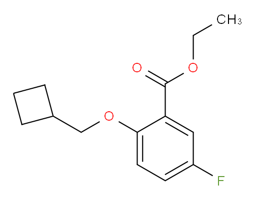ethyl 2-(cyclobutylmethoxy)-5-fluorobenzoate