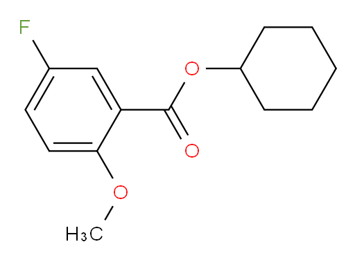 cyclohexyl 5-fluoro-2-methoxybenzoate