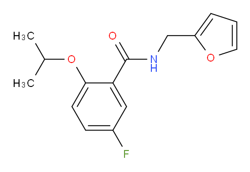 5-fluoro-N-(furan-2-ylmethyl)-2-isopropoxybenzamide