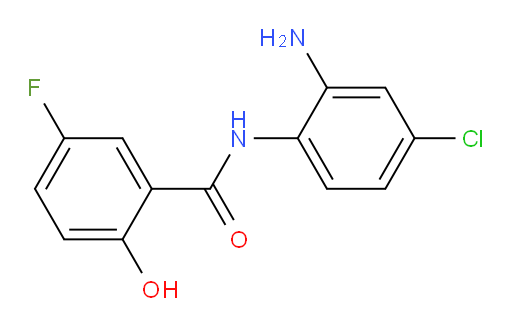 N-(2-amino-4-chlorophenyl)-5-fluoro-2-hydroxybenzamide