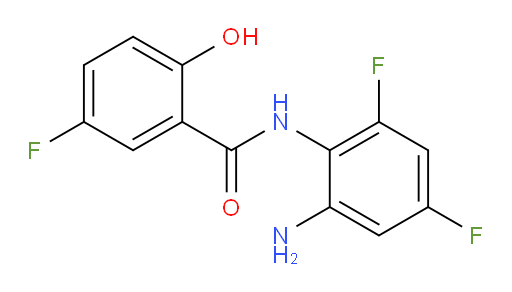 N-(2-amino-4,6-difluorophenyl)-5-fluoro-2-hydroxybenzamide