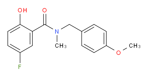 5-fluoro-2-hydroxy-N-(4-methoxybenzyl)-N-methylbenzamide