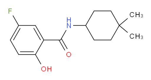 N-(4,4-dimethylcyclohexyl)-5-fluoro-2-hydroxybenzamide
