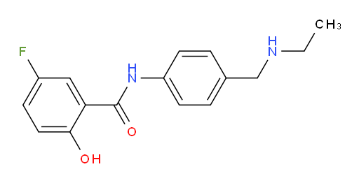 N-(4-((ethylamino)methyl)phenyl)-5-fluoro-2-hydroxybenzamide