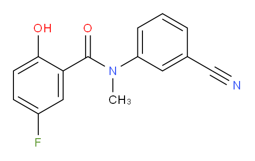 N-(3-cyanophenyl)-5-fluoro-2-hydroxy-N-methylbenzamide