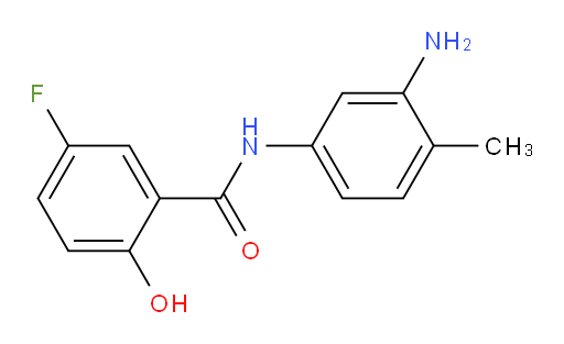 N-(3-amino-4-methylphenyl)-5-fluoro-2-hydroxybenzamide