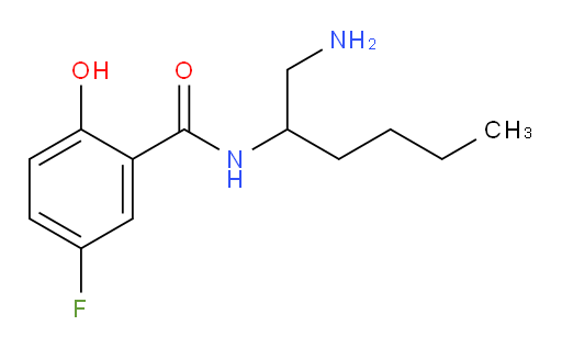 N-(1-aminohexan-2-yl)-5-fluoro-2-hydroxybenzamide