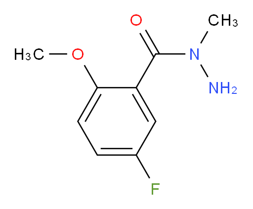 5-fluoro-2-methoxy-N-methylbenzohydrazide