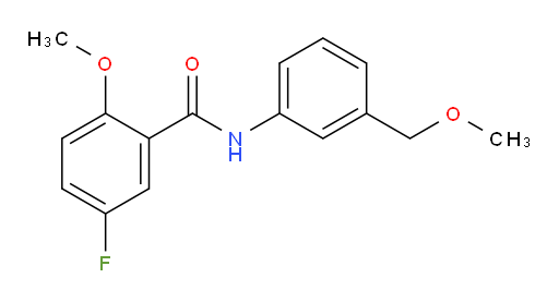 5-fluoro-2-methoxy-N-(3-(methoxymethyl)phenyl)benzamide