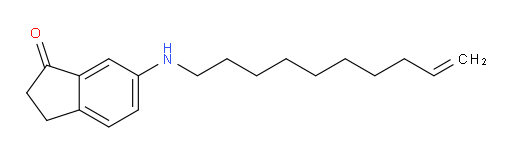 6-(dec-9-en-1-ylamino)-2,3-dihydro-1H-inden-1-one