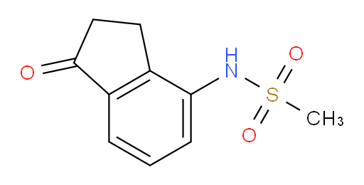 N-(1-oxo-2,3-dihydro-1H-inden-4-yl)methanesulfonamide
