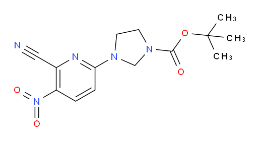tert-butyl 3-(6-cyano-5-nitropyridin-2-yl)imidazolidine-1-carboxylate