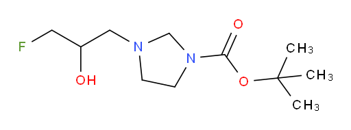 tert-butyl 3-(3-fluoro-2-hydroxypropyl)imidazolidine-1-carboxylate