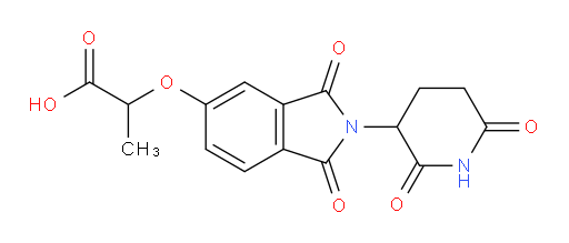 2-((2-(2,6-dioxopiperidin-3-yl)-1,3-dioxoisoindolin-5-yl)oxy)propanoic acid