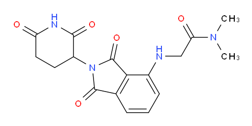 2-((2-(2,6-dioxopiperidin-3-yl)-1,3-dioxoisoindolin-4-yl)amino)-N,N-dimethylacetamide