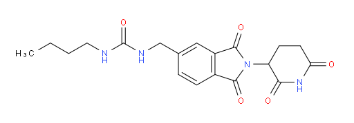 1-butyl-3-((2-(2,6-dioxopiperidin-3-yl)-1,3-dioxoisoindolin-5-yl)methyl)urea