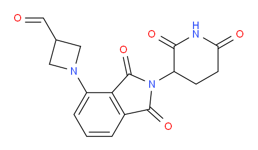 1-(2-(2,6-dioxopiperidin-3-yl)-1,3-dioxoisoindolin-4-yl)azetidine-3-carbaldehyde