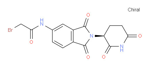 (S)-2-bromo-N-(2-(2,6-dioxopiperidin-3-yl)-1,3-dioxoisoindolin-5-yl)acetamide