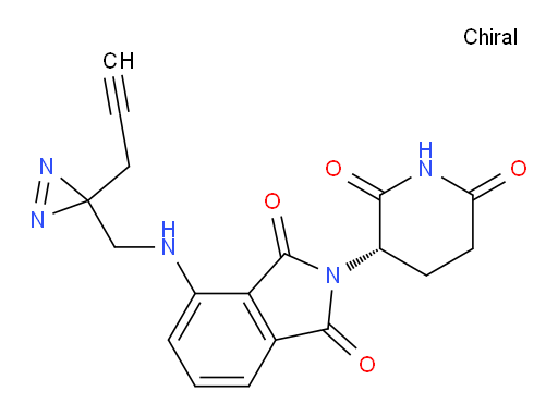 (S)-2-(2,6-dioxopiperidin-3-yl)-4-(((3-(prop-2-yn-1-yl)-3H-diazirin-3-yl)methyl)amino)isoindoline-1,3-dione