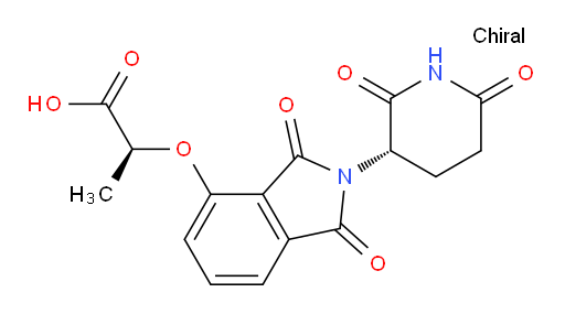 (S)-2-((2-((S)-2,6-dioxopiperidin-3-yl)-1,3-dioxoisoindolin-4-yl)oxy)propanoic acid