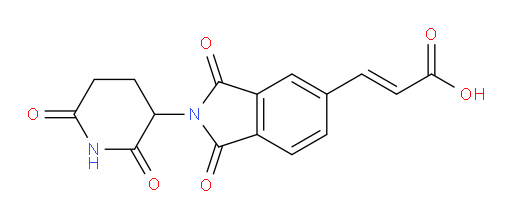 (E)-3-(2-(2,6-dioxopiperidin-3-yl)-1,3-dioxoisoindolin-5-yl)acrylic acid