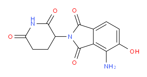4-amino-2-(2,6-dioxopiperidin-3-yl)-5-hydroxyisoindoline-1,3-dione